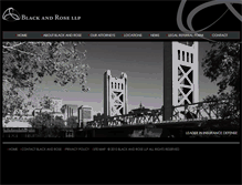 Tablet Screenshot of blackandrose.com